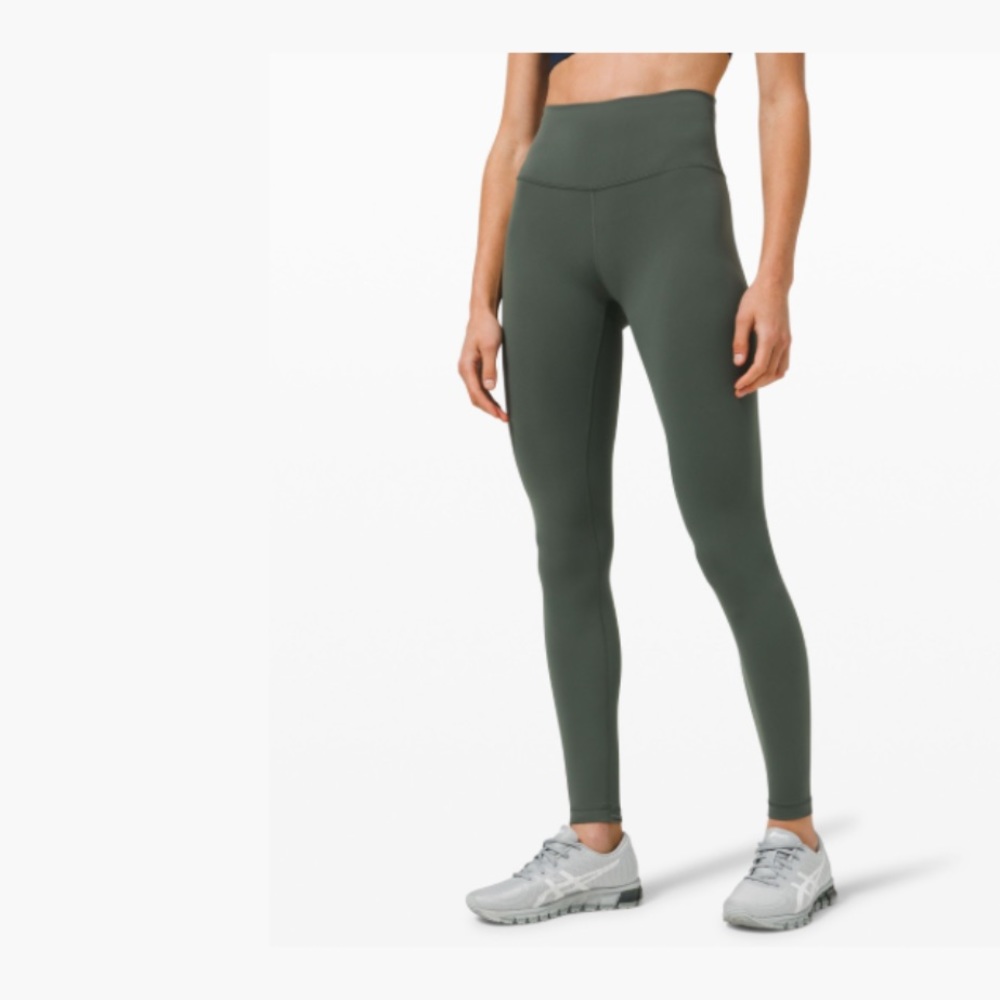 Lululemon Wunder Train High Rise Tight Smoked Spruce Size 8